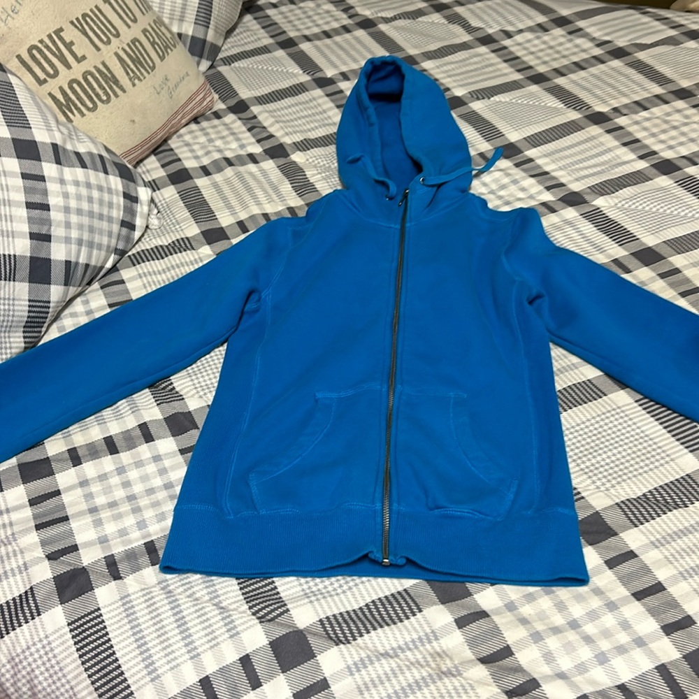 Size small zip up hoodie jacket by lady foot locker
